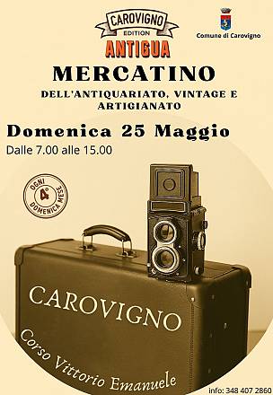 Antigua mercatino antiquariato, vintage e artigianato
